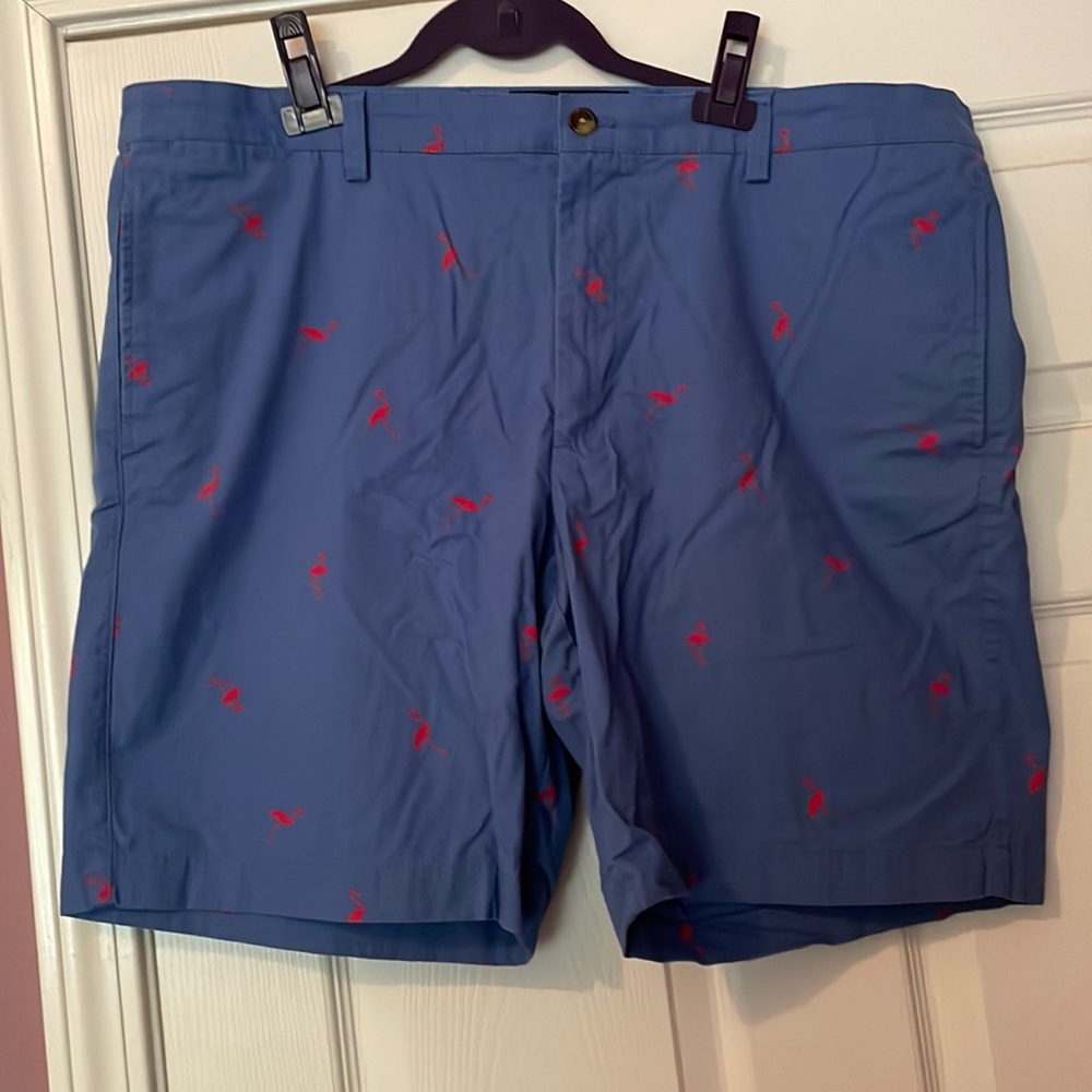 Chaps Stretch Flamingo Shorts